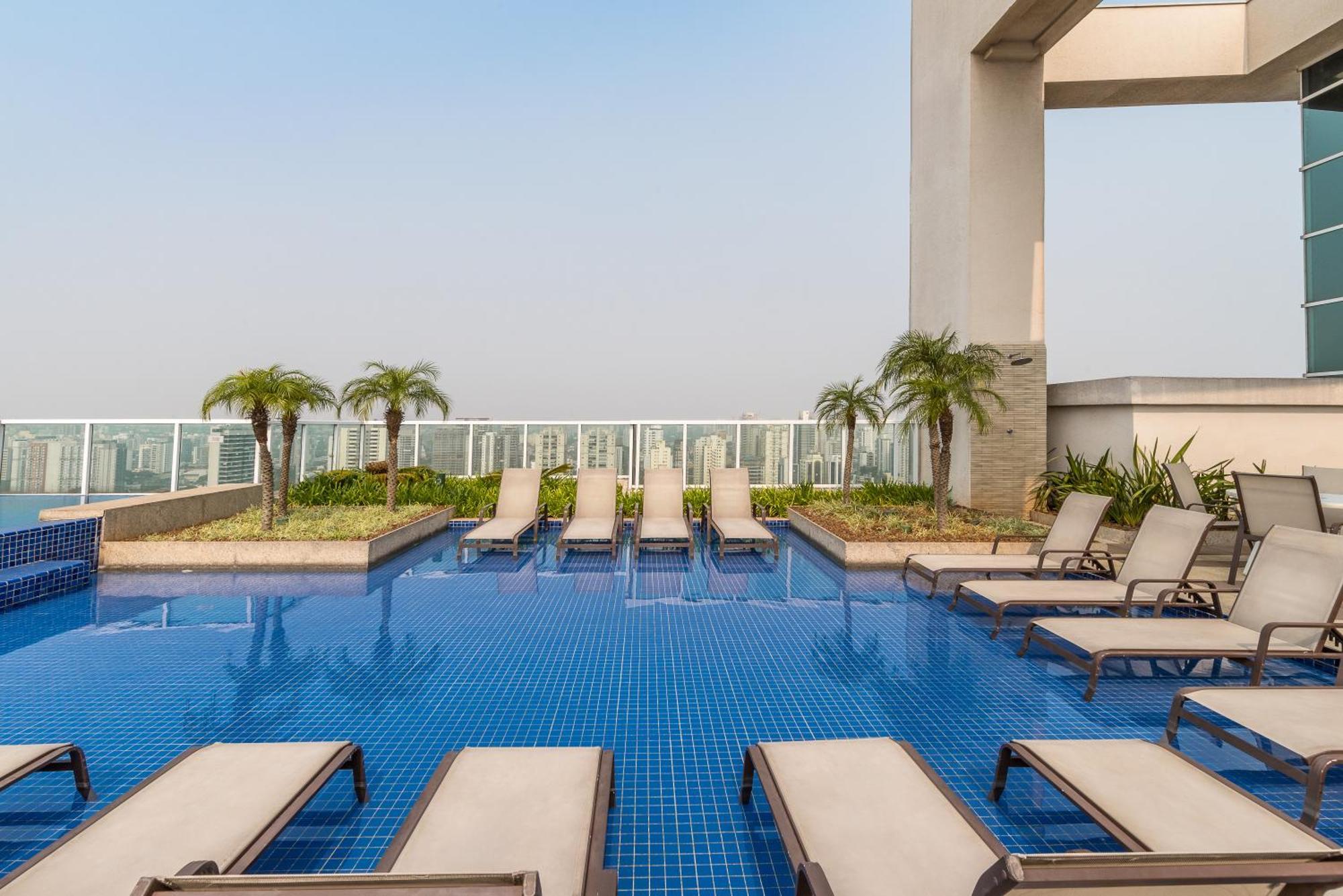 Estilo, Conforto E Vista Panoramica Ideal Para Trabalho Ou Lazer São Paulo Buitenkant foto