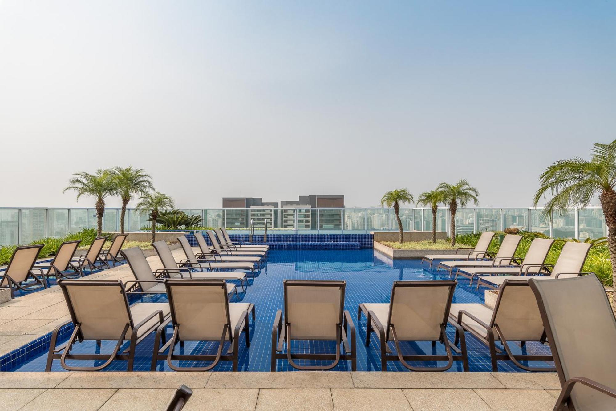 Estilo, Conforto E Vista Panoramica Ideal Para Trabalho Ou Lazer São Paulo Buitenkant foto
